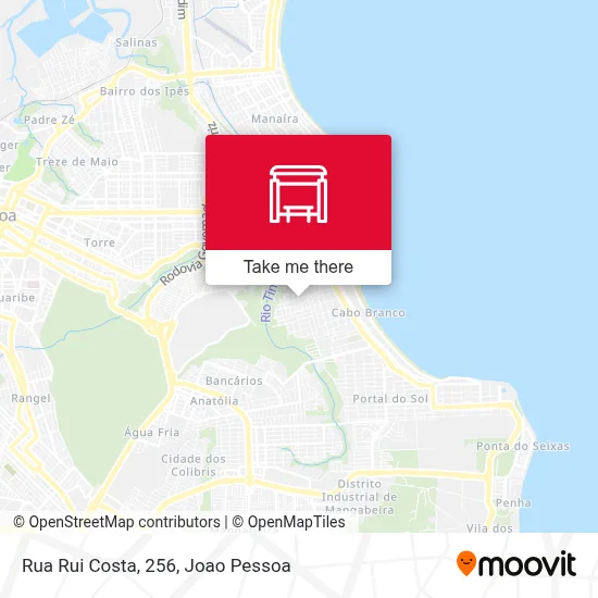 Rua Rui Costa, 256 map