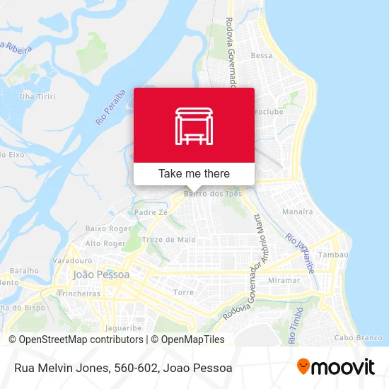 Rua Melvin Jones, 560-602 map