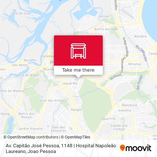 Av. Capitão José Pessoa, 1148 | Hospital Napoleão Laureano map