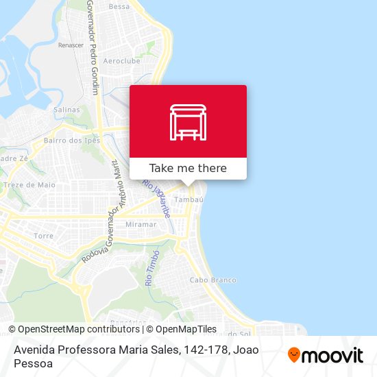 Avenida Professora Maria Sales, 142-178 map