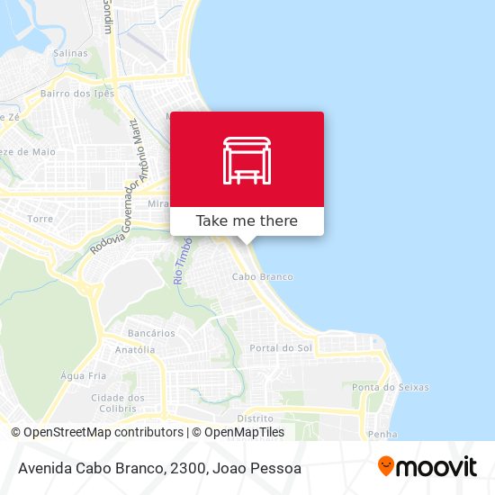 Avenida Cabo Branco, 2300 map