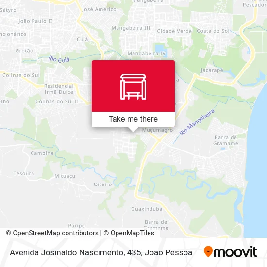 Avenida Josinaldo Nascimento, 435 map