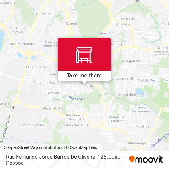 Mapa Rua Fernando Jorge Barros De Oliveira, 125
