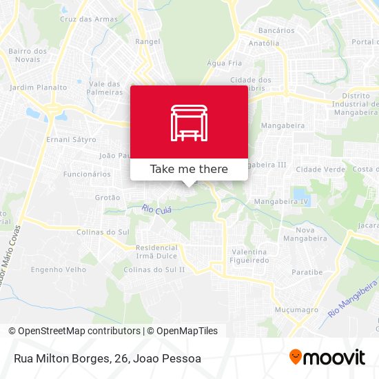 Mapa Rua Milton Borges, 26