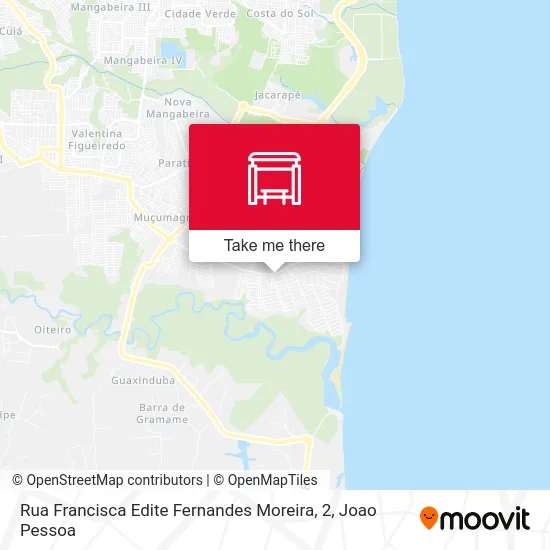 Rua Francisca Edite Fernandes Moreira, 2 map