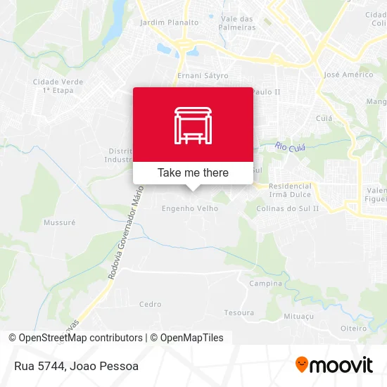 Rua 5744 map