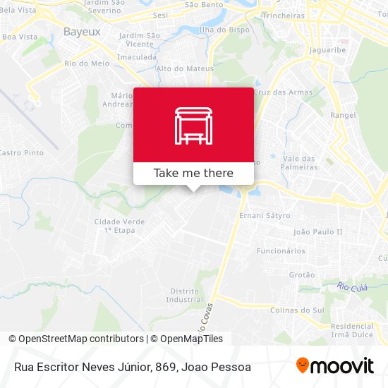 Rua Escritor Neves Júnior, 869 map