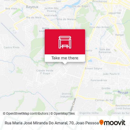 Mapa Rua Maria José Miranda Do Amaral, 70