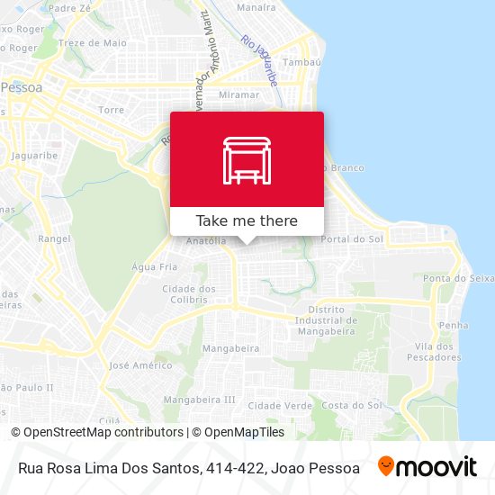 Mapa Rua Rosa Lima Dos Santos, 414-422