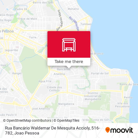Rua Bancário Waldemar De Mesquita Accioly, 516-782 map