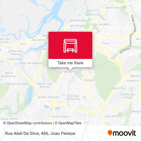 Rua Abel Da Silva, 486 map