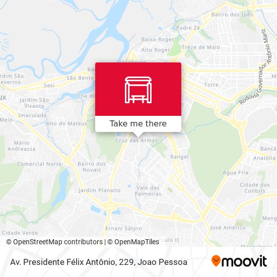 Av. Presidente Félix Antônio, 229 map