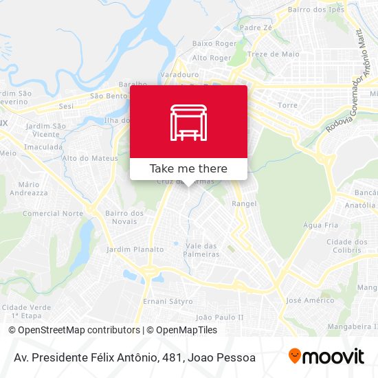 Av. Presidente Félix Antônio, 481 map