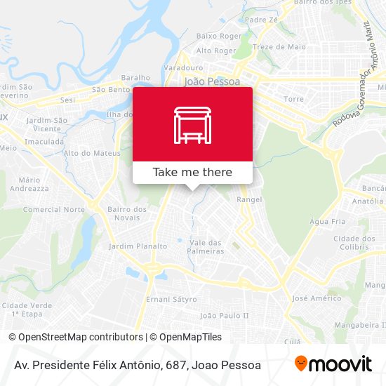 Av. Presidente Félix Antônio, 687 map