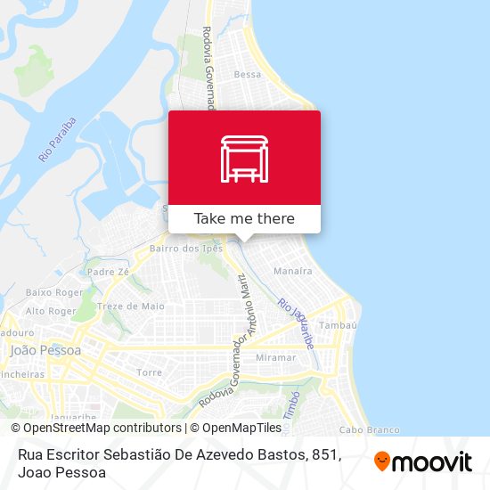 Rua Escritor Sebastião De Azevedo Bastos, 851 map