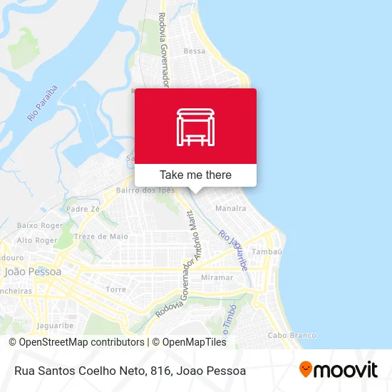 Rua Santos Coelho Neto, 816 map