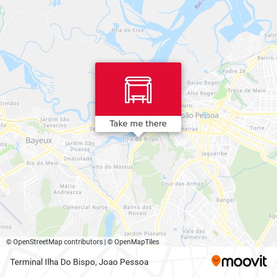 Terminal Ilha Do Bispo map