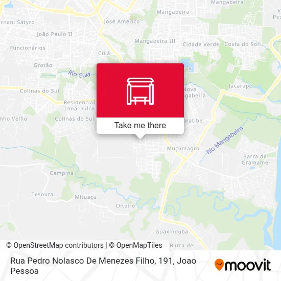 Rua Pedro Nolasco De Menezes Filho, 191 map