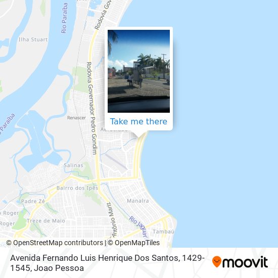 Avenida Fernando Luis Henrique Dos Santos, 1429-1545 map