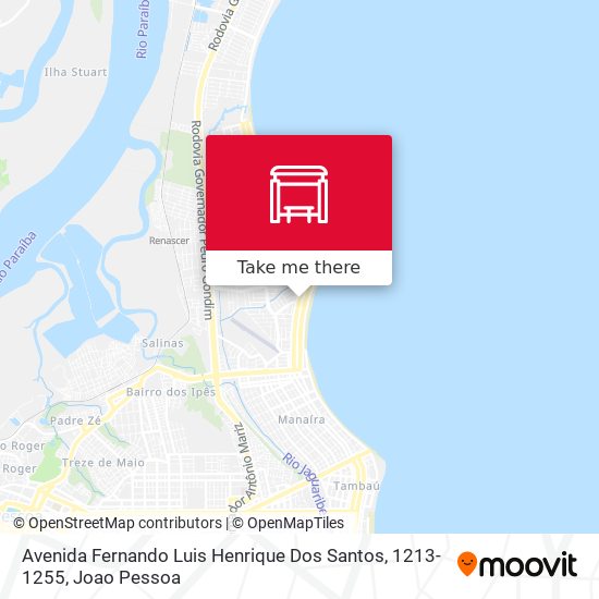 Avenida Fernando Luis Henrique Dos Santos, 1213-1255 map