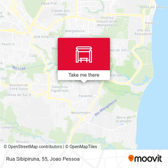Rua Sibipiruna, 55 map