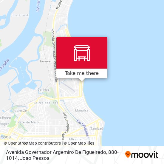 Mapa Avenida Governador Argemiro De Figueiredo, 880-1014