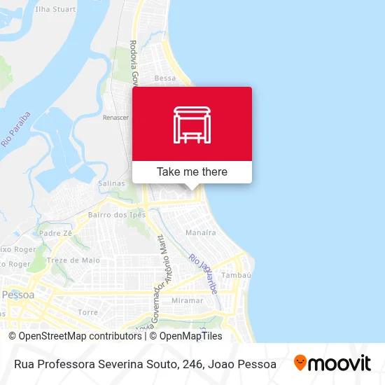 Rua Professora Severina Souto, 246 map