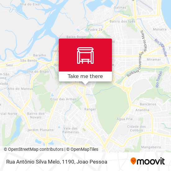 Rua Antônio Silva Melo, 1190 map