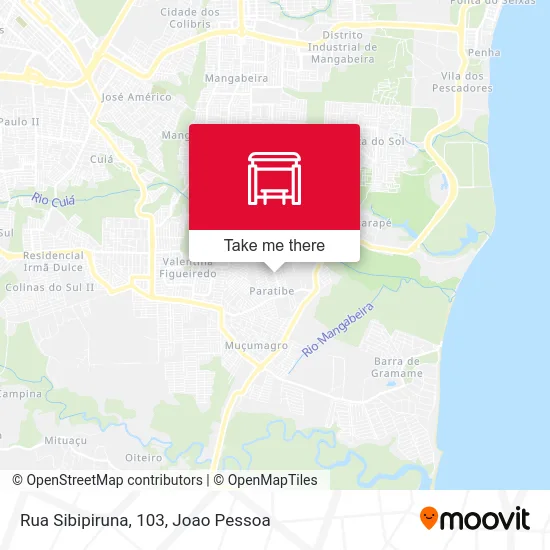 Rua Sibipiruna, 103 map