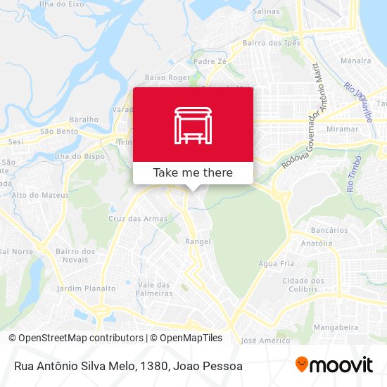 Rua Antônio Silva Melo, 1380 map