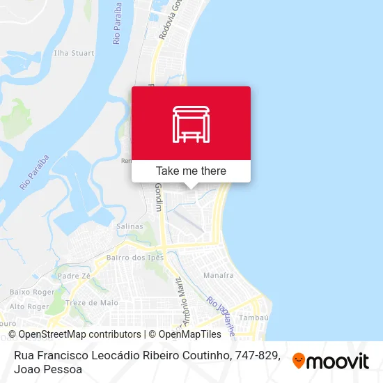 Rua Francisco Leocádio Ribeiro Coutinho, 747-829 map