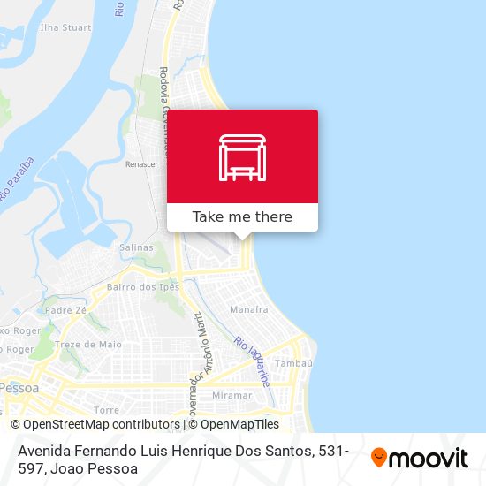 Avenida Fernando Luis Henrique Dos Santos, 531-597 map