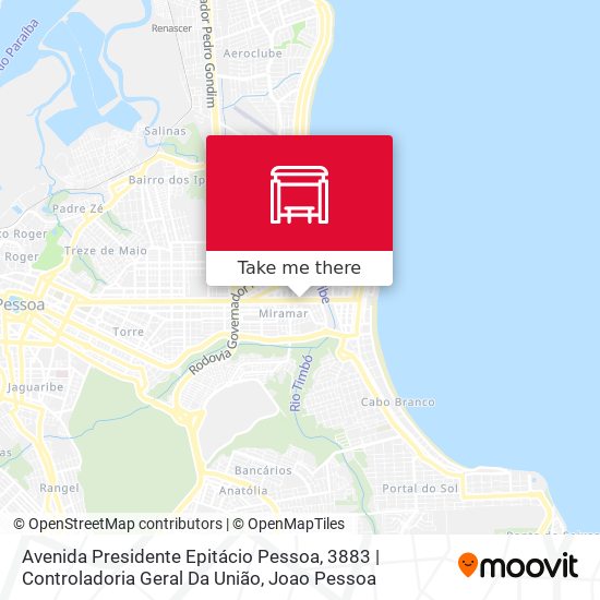 Avenida Presidente Epitácio Pessoa, 3883 | Controladoria Geral Da União map