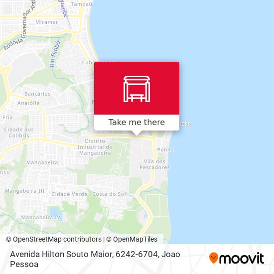 Mapa Avenida Hilton Souto Maior, 6242-6704