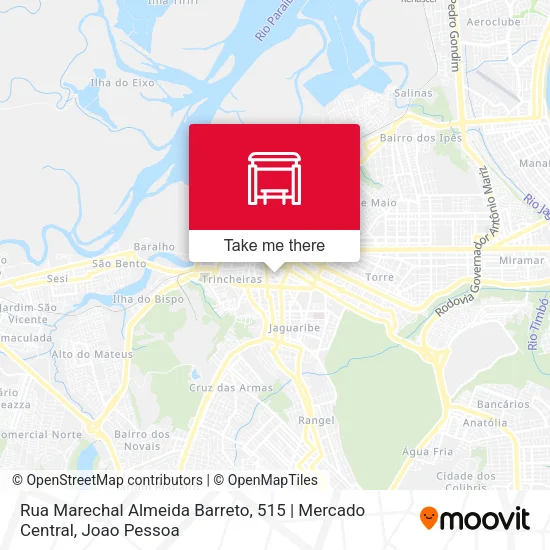 Rua Marechal Almeida Barreto, 515 | Mercado Central map