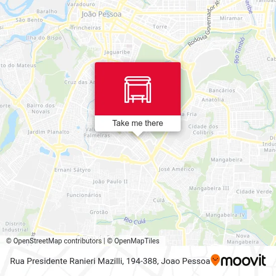 Rua Presidente Ranieri Mazilli, 194-388 map