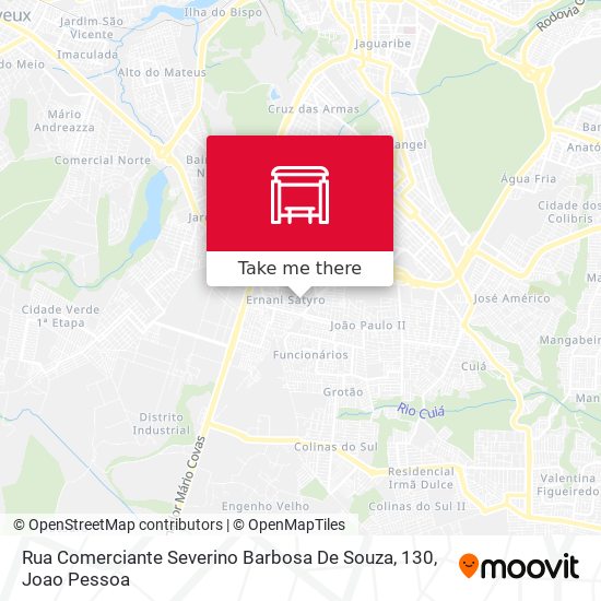 Rua Comerciante Severino Barbosa De Souza, 130 map