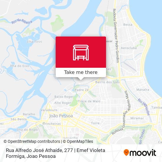 Rua Alfredo José Athaíde, 277 | Emef Violeta Formiga map