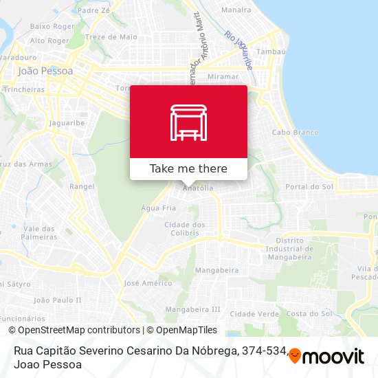 Rua Capitão Severino Cesarino Da Nóbrega, 374-534 map