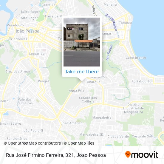 Mapa Rua José Firmino Ferreira, 321