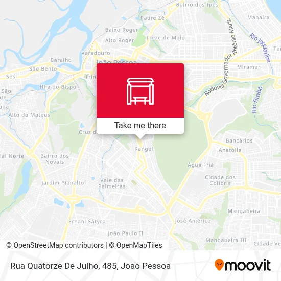 Rua Quatorze De Julho, 485 map