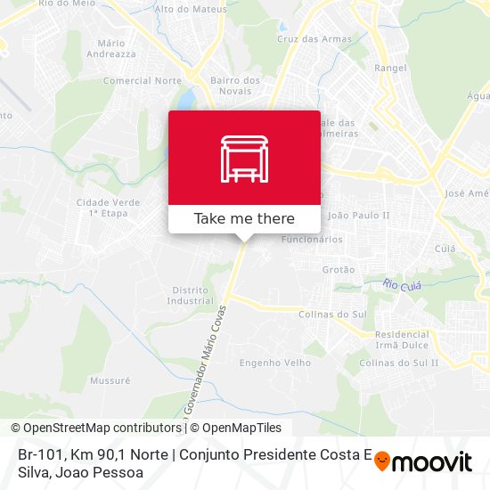 Br-101, Km 90,1 Norte | Conjunto Presidente Costa E Silva map