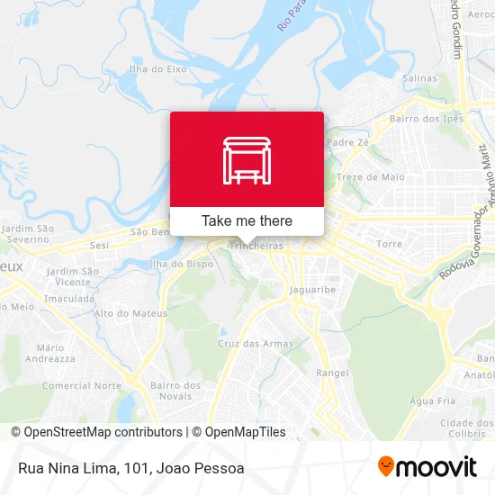 Rua Nina Lima, 101 map