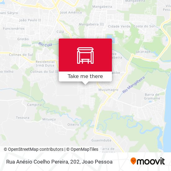 Mapa Rua Anésio Coelho Pereira, 202