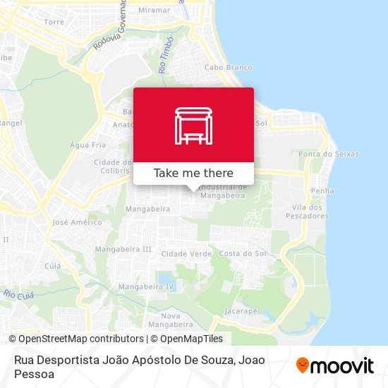 Rua Desportista João Apóstolo De Souza map