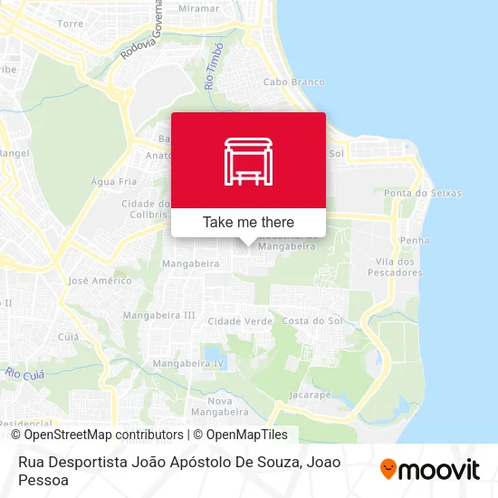 Rua Desportista João Apóstolo De Souza map