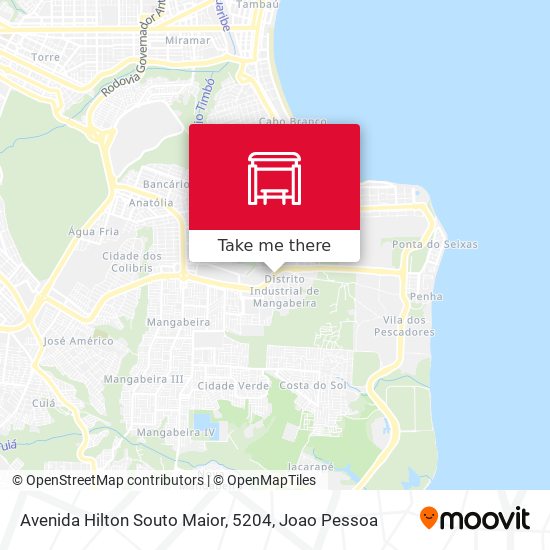 Mapa Avenida Hilton Souto Maior, 5204