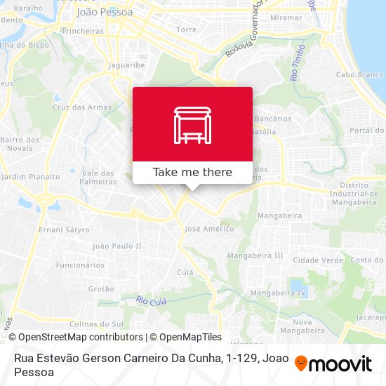 Rua Estevão Gerson Carneiro Da Cunha, 1-129 map
