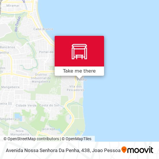 Avenida Nossa Senhora Da Penha, 438 map