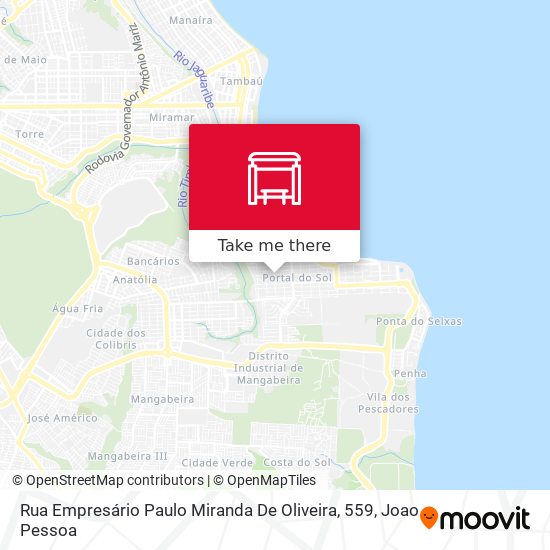 Rua Empresário Paulo Miranda De Oliveira, 559 map